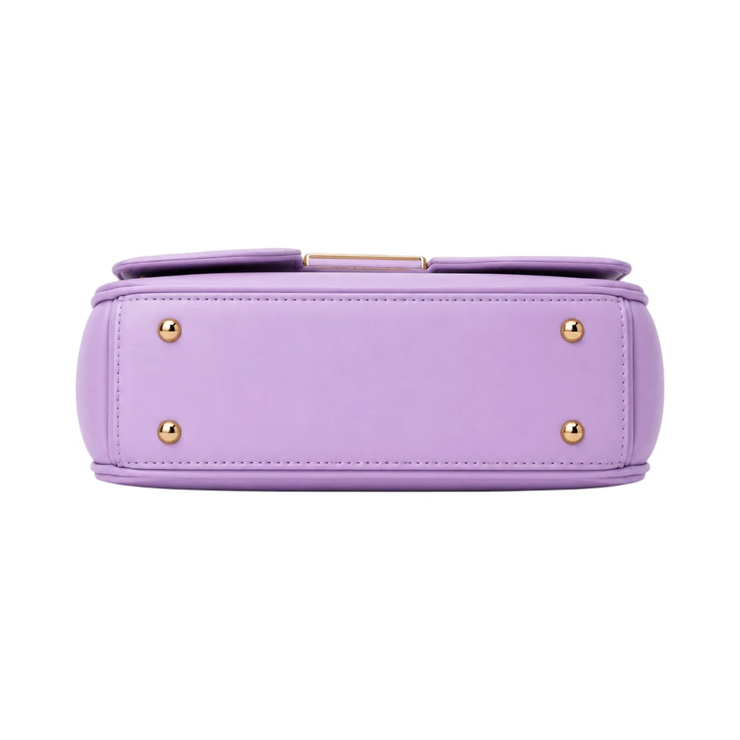 Bagvyn Lavender Charm Structured Satchel Handbag
