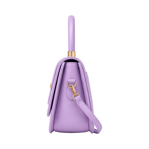 Bagvyn Lavender Charm Structured Satchel Handbag