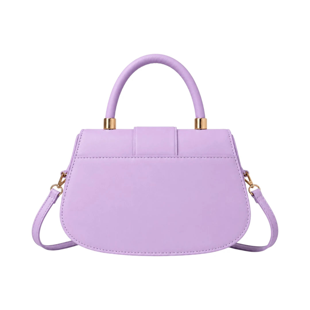 Bagvyn Lavender Charm Structured Satchel Handbag