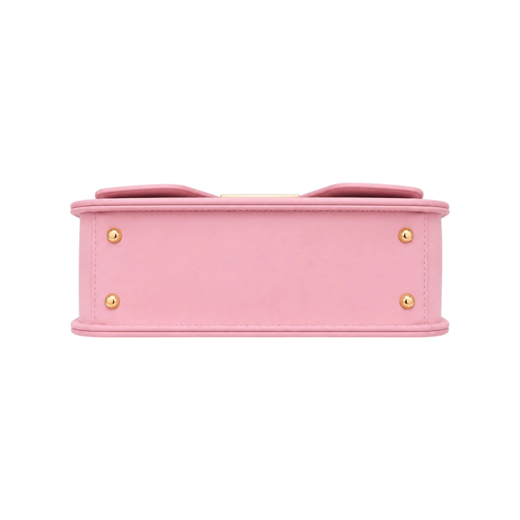 Bagvyn Pink  Rosé Charm Faux Leather Satchel Handbag